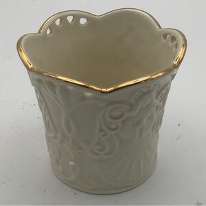 Lenox Merry Lights Embossed Angel Votive Holder